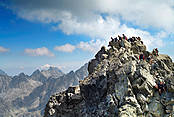 Słowacki wierzchołek Rysów - Tatry Słowackie