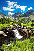 Potok w Dolinie Gąsienicowej - Tatry Polskie