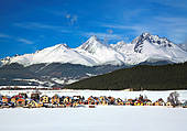 Panorama Tatr z okolic Smokowca - Tatry Słowackie