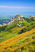 Widok na Giewont od strony Kopy Kondrackiej