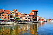Gdańsk - Żuraw nad Motławą i Długie Pobrzeże