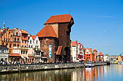 Gdańsk - Żuraw nad Motławą i Długie Pobrzeże