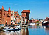 Gdańsk - Żuraw nad Motławą i Długie Pobrzeże