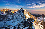 Widok z Rysów na Wysoką - Tatry Słowackie