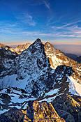 Widok z Rysów na Wysoką - Tatry Słowackie