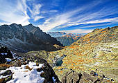 Widok z Bystrej Ławki w kierunku Krywania - Tatry Słowackie