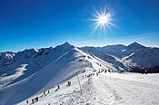Widok z Kasprowego w kierunku Świnicy - Tatry Polskie