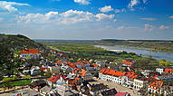 Kazimierz Dolny - panorama miasta z Góry Trzech Krzyży
