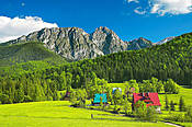 Widok na Giewont ze stoków Gubałówki   - Tatry Polskie