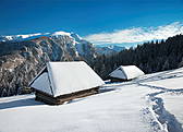Szałasy na Polanie Stoły - Tatry Polskie