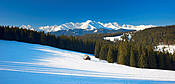 Widok z Podhala na Tatry