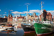 Gdańsk - port nad Motławą