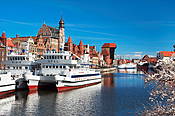 Gdańsk - prom wycieczkowy na Motławie