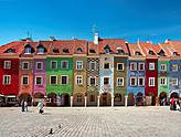 Poznań - domki budnicze na Starym Rynku