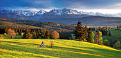 Widok z Podhala na Tatry