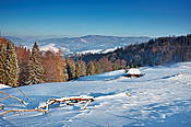 Krajobraz w drodze na Wysoką - Małe Pieniny