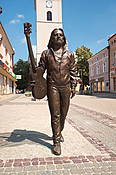 Rzeszów - ulica 3 Maja, rzeźba Tadeusza Nalepy
