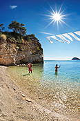 Grecja - wyspa Zakinthos, plaża na Agios Sostis