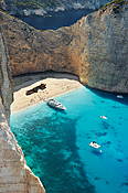 Grecja - wyspa Zakinthos, Zatoka Wraku (Shipwreck)