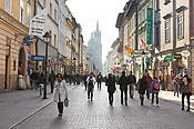 Kraków - ulica Floriańska
