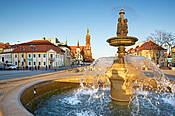 Białystok - fontanna na Rynku Kościuszki