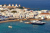 Grecja - wyspa Mykonos, port w Mykonos