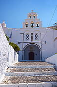 Grecja - wyspa Santorini, kościół w Pirgos
