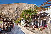 Grecja - wyspa Santorini, tawerny w Kamari