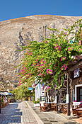 Grecja - wyspa Santorini, tawerny w Kamari