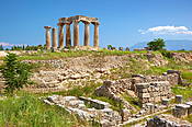 Grecja, Peloponez - ruiny Koryntu