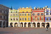 Zamość - kamieniczki na Starym Mieście