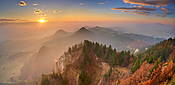 Widok z Trzech Koron - Pieniny