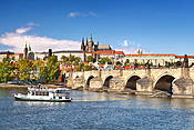 Czechy - Praga, Most Karola i Hradczany