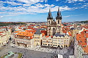 Czechy - Praga, Rynek Staromiejski i Kościół NMP