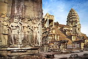 Kambodża - świątynie Angkor (Angkor Wat)