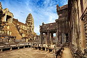 Kambodża - świątynie Angkor (Angkor Wat)