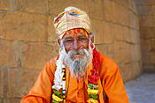 Indie - Fort Jaisalmer, Holy Man.