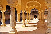 Indie - Jaipur, zabudowania Fortu Amber.