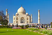 Indie - Agra, mauzoleum Taj Mahal.