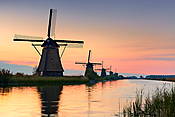 Holandia - wiatraki w Kinderdijk (Unesco)