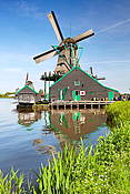 Holandia - skansen wiatraków Zaanse Schans