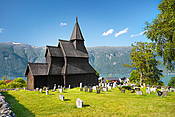 Norwegia - kościółek w Urnes, UNESCO