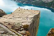 Norwegia - 600 metrowy klif Preikestolen