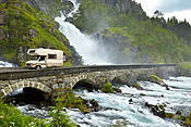 Norwegia - wodospad Latefossen
