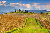 Val d'Orcia, Toskania, Włochy