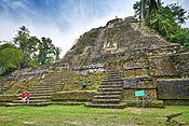 Starożytne ruiny Majów, Lamanai, Belize