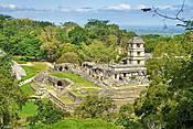 Starożytne ruiny Majów, Palenque, Meksyk