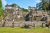 Starożytne ruiny Majów, Tikal National Park, Yucatan, Guatemala
