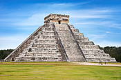 Kukulkan Temple, Chichen Itza, Yucatan, Meksyk 