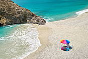 Plaża w Monterosso, Liguria, Wlochy